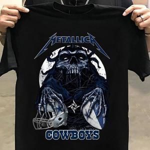Dallas Cowboys Team Logo Skull Unisex Shirts